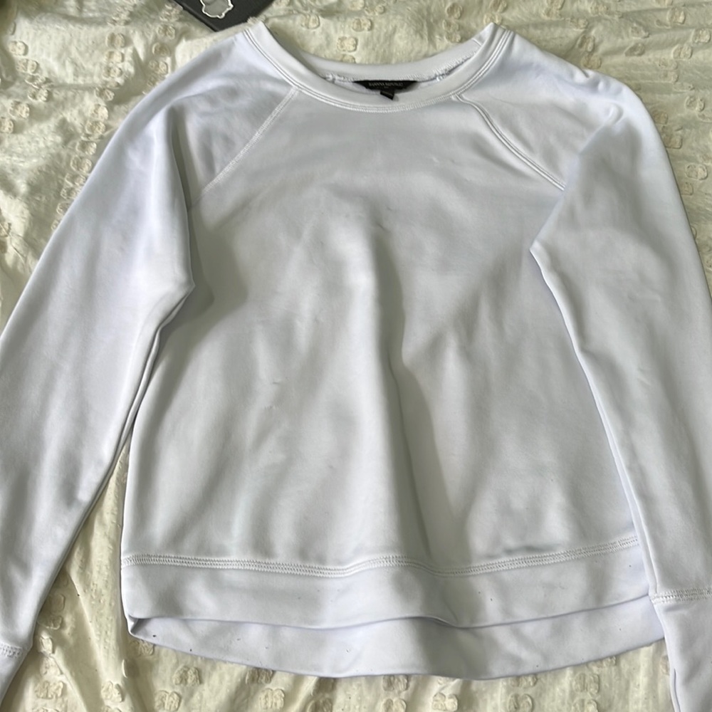 Banana Republic white pullover